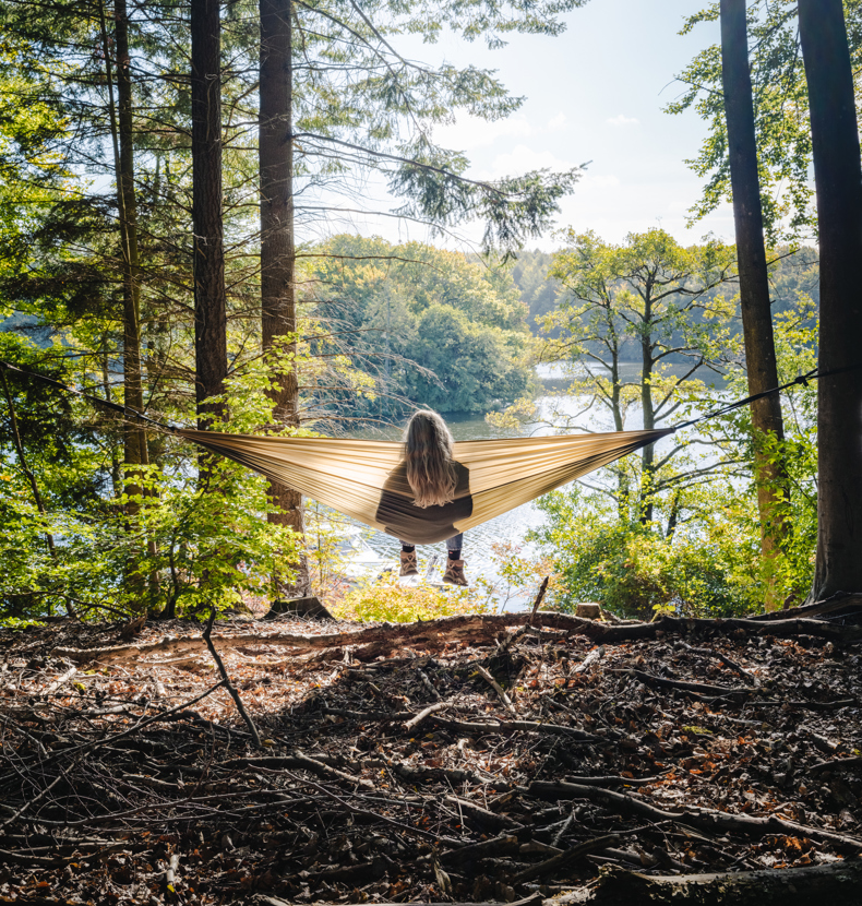 Hammock Camping Silkeborg Denmark ©Mitch Wiesinger